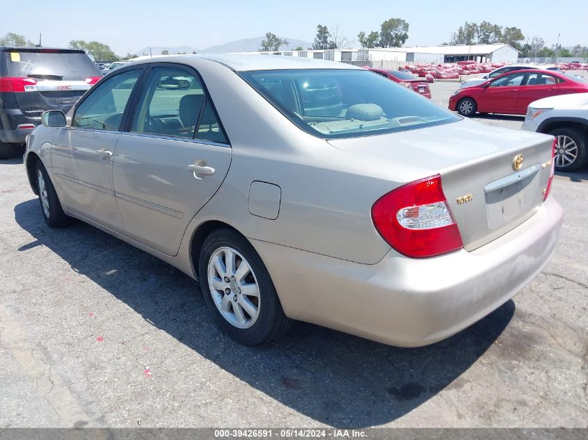 2003 Toyota Camry Xle V6 VIN: 4T1BF30K33U549842 Lot: 39426591