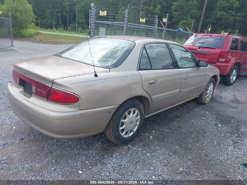 2001 Buick Century Custom VIN: 2G4WS52J011148805 Lot: 39426630