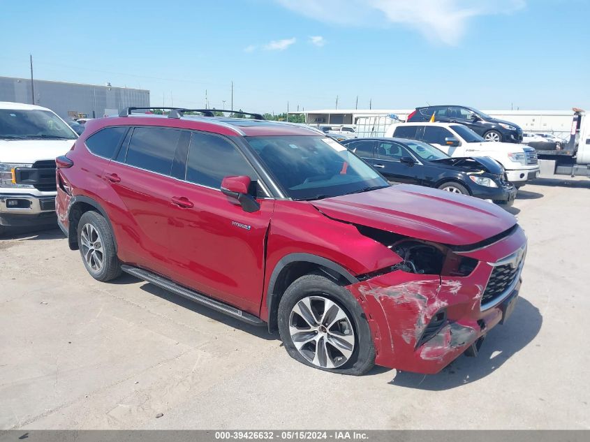 2020 TOYOTA HIGHLANDER HYBRID XLE - 5TDGARAH7LS503000