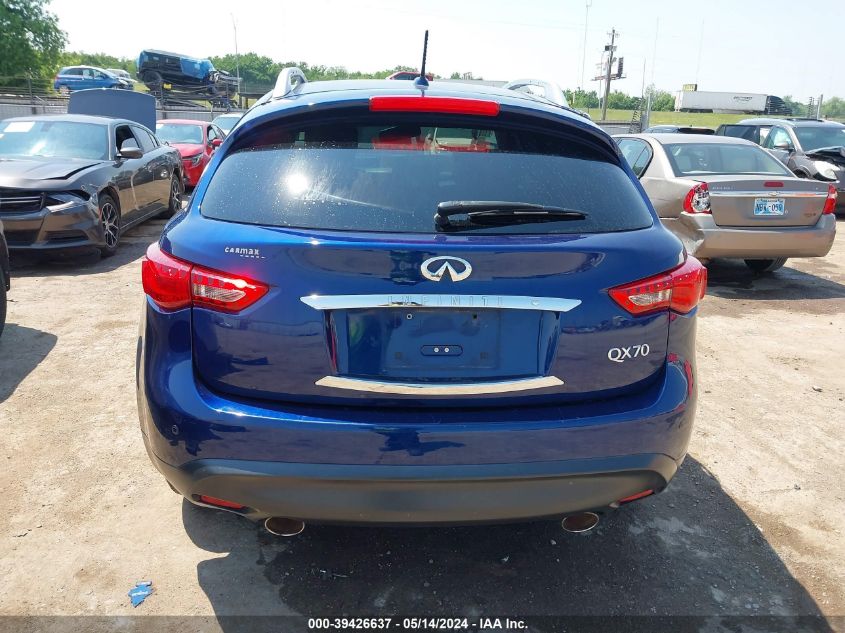2016 Infiniti Qx70 VIN: JN8CS1MW8GM751463 Lot: 39426637