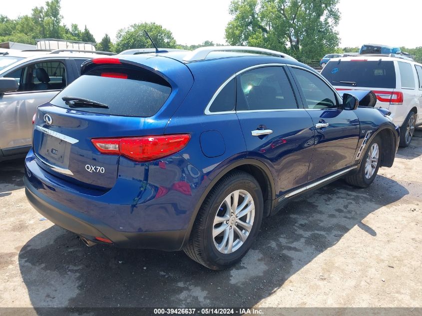 2016 Infiniti Qx70 VIN: JN8CS1MW8GM751463 Lot: 39426637