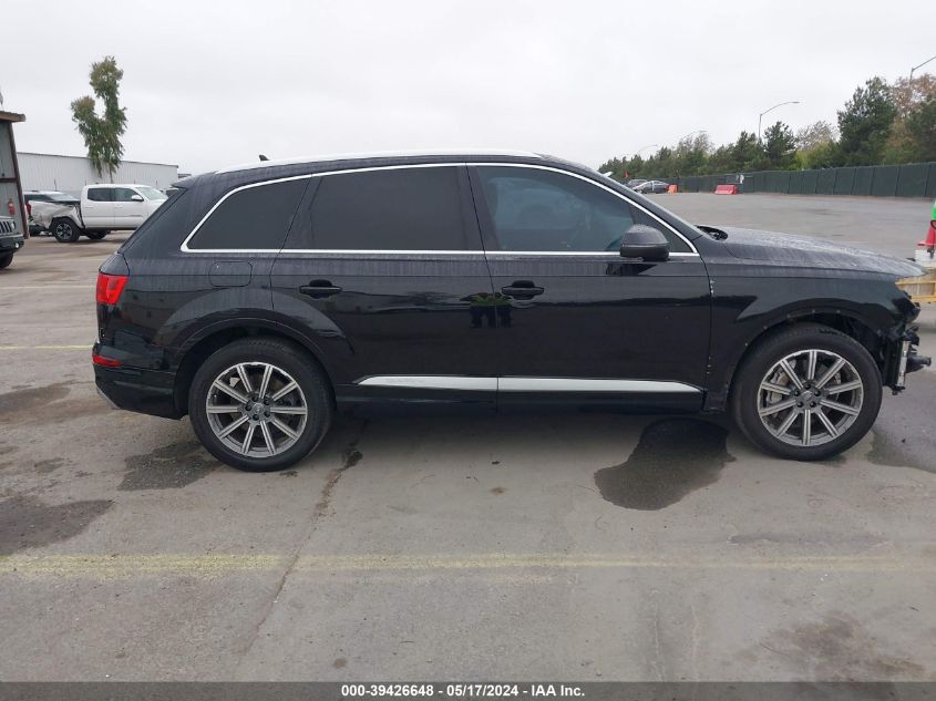 2018 Audi Q7 3.0T Premium VIN: WA1LAAF79JD016352 Lot: 39426648