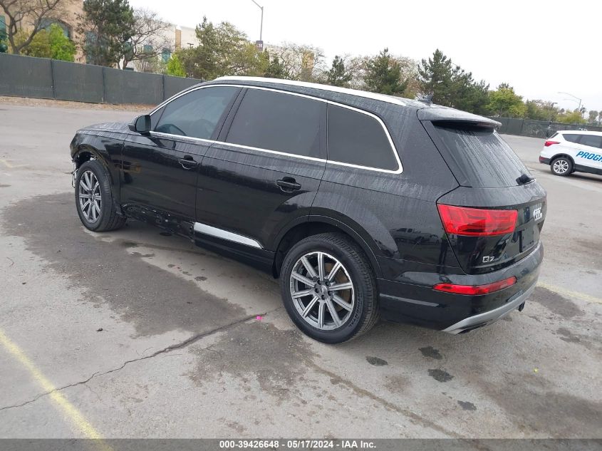 2018 Audi Q7 3.0T Premium VIN: WA1LAAF79JD016352 Lot: 39426648