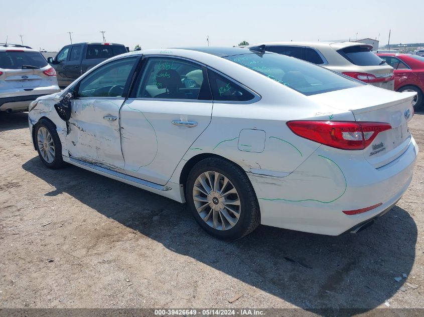 2015 HYUNDAI SONATA LIMITED - 5NPE34AF2FH101141