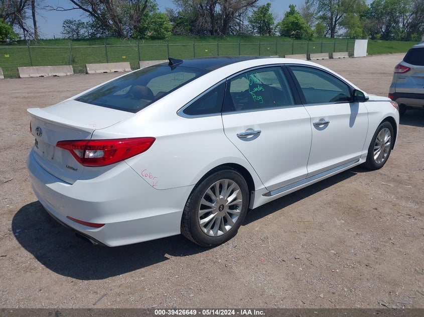 2015 HYUNDAI SONATA LIMITED - 5NPE34AF2FH101141