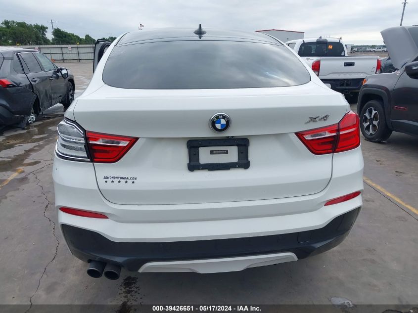 2016 BMW X4 xDrive28I VIN: 5UXXW3C52G0R19819 Lot: 39426651