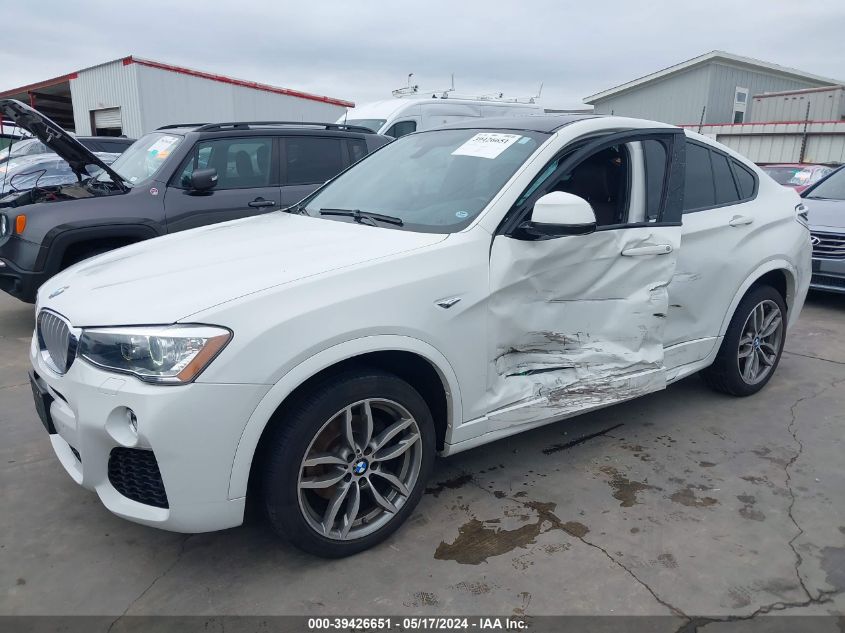 2016 BMW X4 xDrive28I VIN: 5UXXW3C52G0R19819 Lot: 39426651