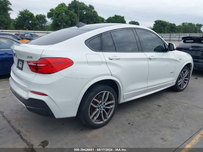 2016 BMW X4 xDrive28I VIN: 5UXXW3C52G0R19819 Lot: 39426651