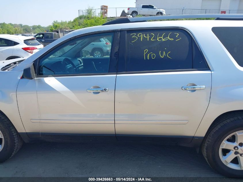 2015 GMC Acadia Sle-2 VIN: 1GKKVPKDXFJ135495 Lot: 39426663