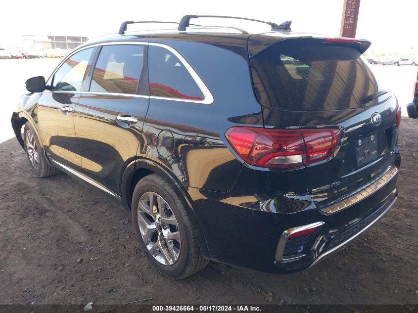 2019 Kia Sorento 3.3L Sxl VIN: 5XYPKDA5XKG535425 Lot: 39426664