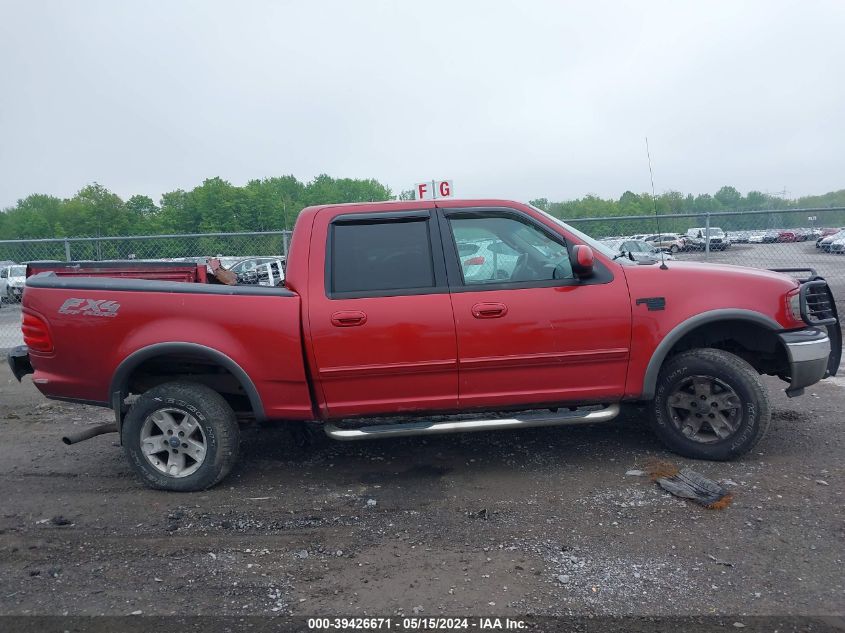2002 Ford F-150 Lariat/Xlt VIN: 1FTRW08L02KE17016 Lot: 39426671