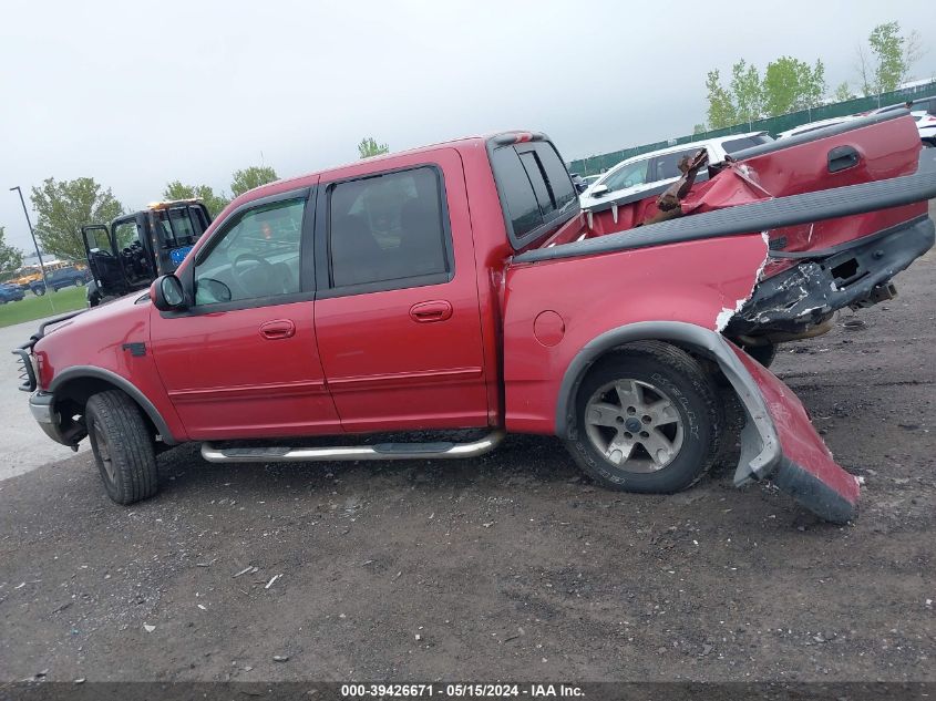 2002 Ford F-150 Lariat/Xlt VIN: 1FTRW08L02KE17016 Lot: 39426671