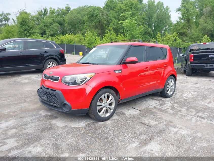 2015 Kia Soul + VIN: KNDJP3A53F7812520 Lot: 39426681