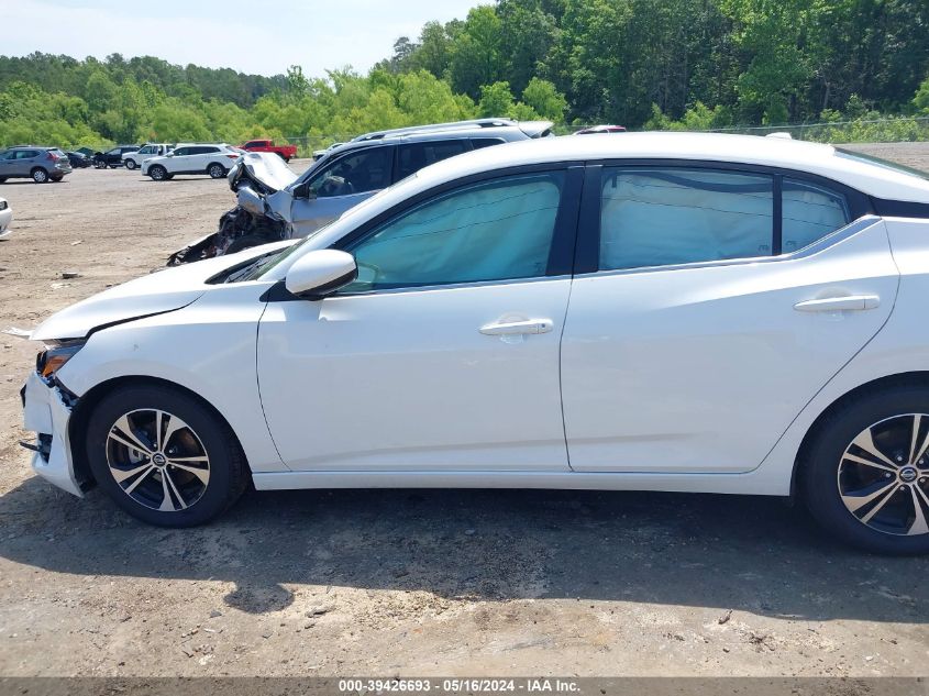 2022 Nissan Sentra Sv VIN: 3N1AB8CVXNY292339 Lot: 39426693