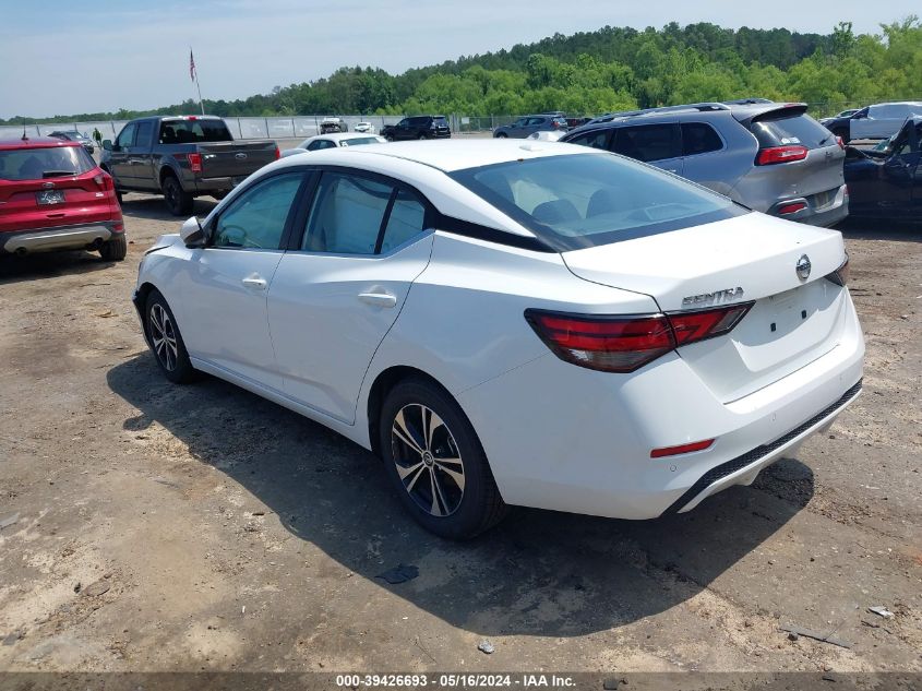 2022 Nissan Sentra Sv VIN: 3N1AB8CVXNY292339 Lot: 39426693