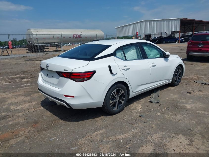 2022 Nissan Sentra Sv VIN: 3N1AB8CVXNY292339 Lot: 39426693