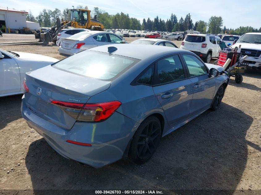 2022 Honda Civic Sport VIN: 2HGFE2F57NH555767 Lot: 39426703