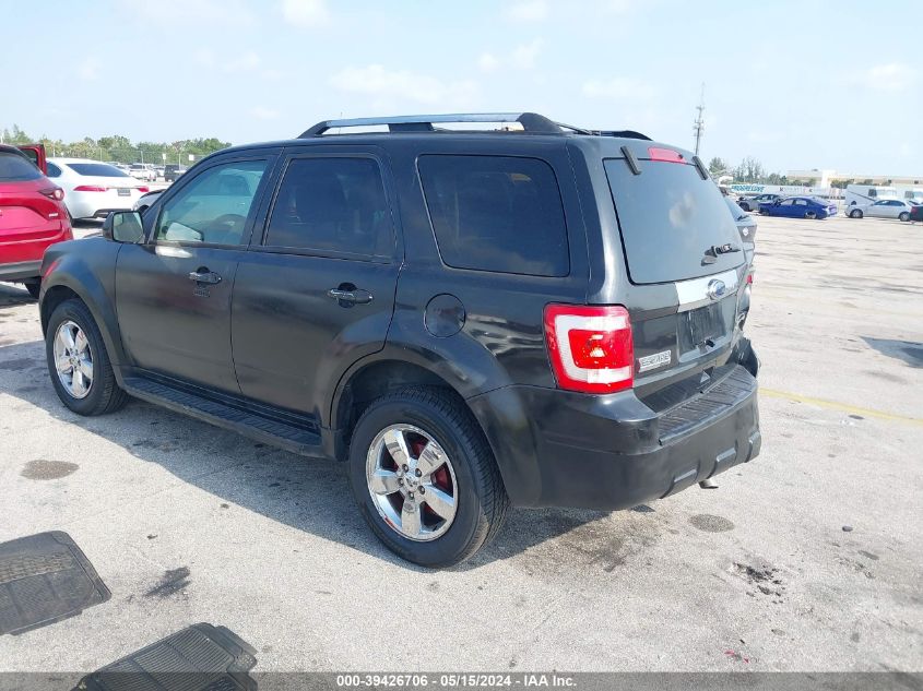 2011 Ford Escape Limited VIN: 1FMTU0E74BKA78629 Lot: 39426706