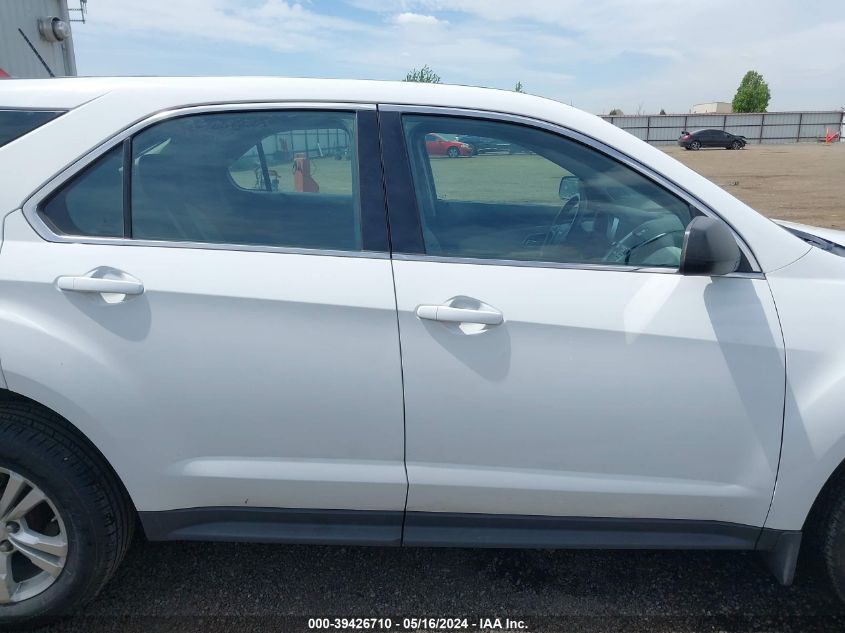 2015 Chevrolet Equinox Ls VIN: 1GNFLEEKXFZ112034 Lot: 39426710