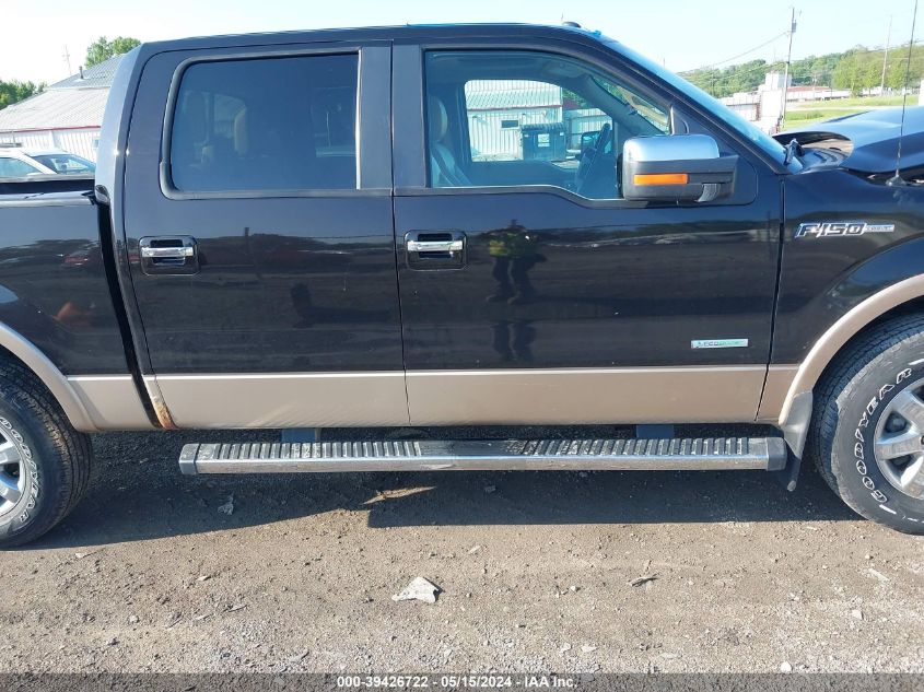 2013 Ford F-150 Lariat VIN: 1FTFW1ET2DFA44036 Lot: 39426722