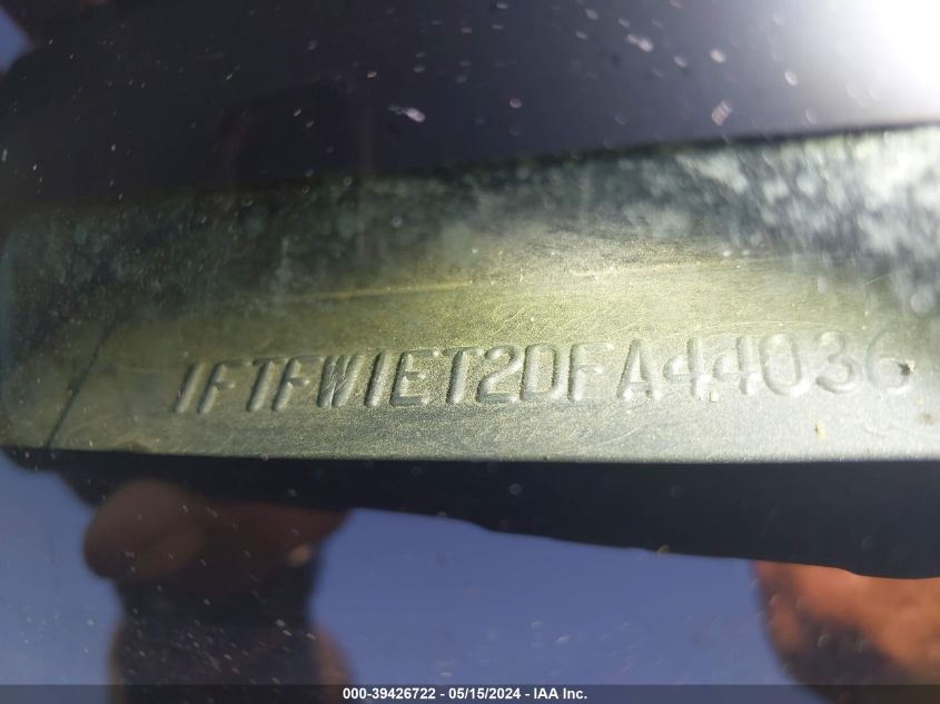 2013 Ford F-150 Lariat VIN: 1FTFW1ET2DFA44036 Lot: 39426722