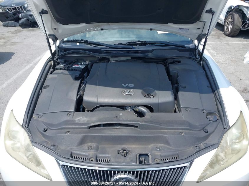 2008 Lexus Is 250 VIN: JTHBK262385057104 Lot: 39426727