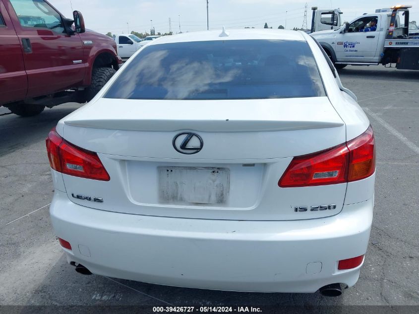 2008 Lexus Is 250 VIN: JTHBK262385057104 Lot: 39426727