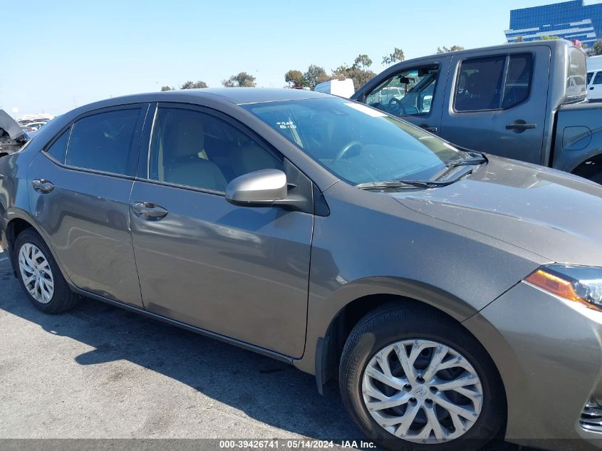 2018 Toyota Corolla Le VIN: 5YFBURHE8JP800182 Lot: 39426741