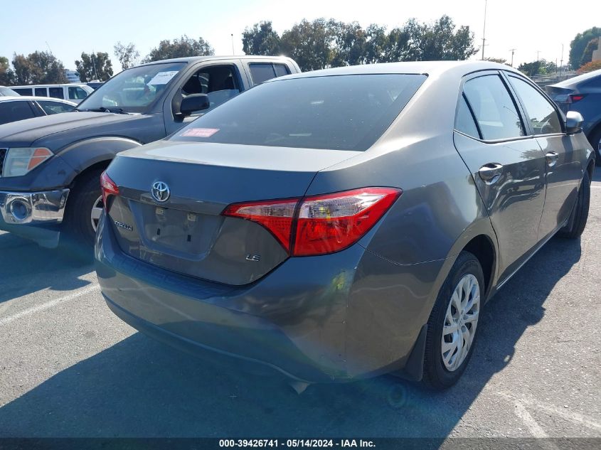 2018 Toyota Corolla Le VIN: 5YFBURHE8JP800182 Lot: 39426741