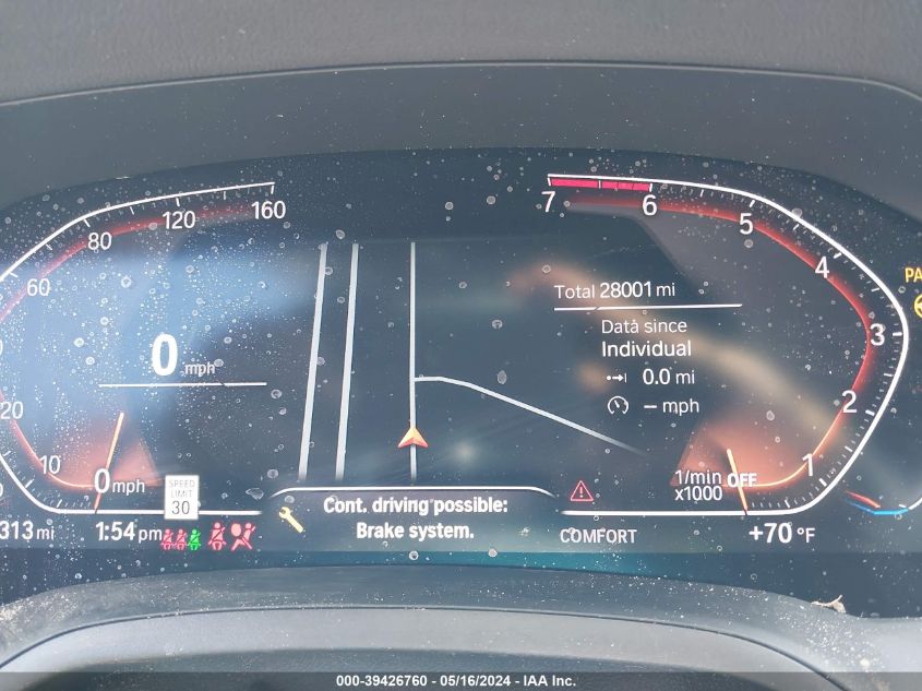 2020 BMW 330I VIN: 3MW5R1J0XL8B36062 Lot: 39426760