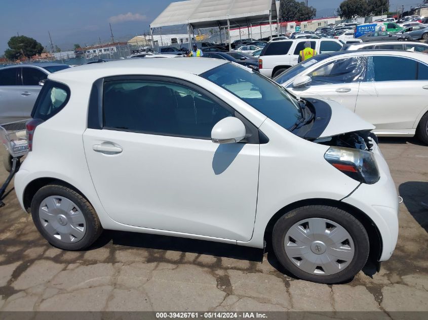 2013 Scion Iq VIN: JTNJJXB08DJ024517 Lot: 39426761