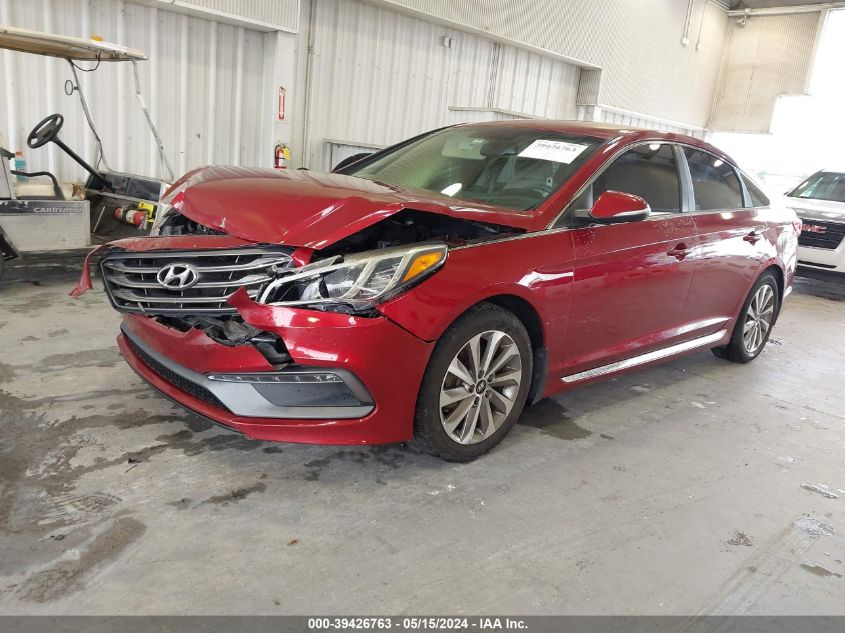 2015 Hyundai Sonata Sport VIN: 5NPE34AF5FH028038 Lot: 39426763