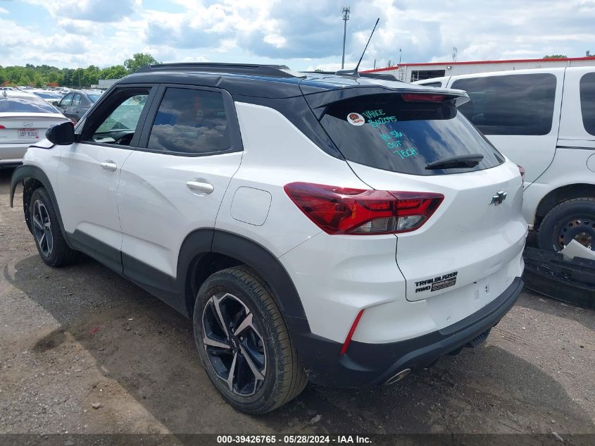 2023 Chevrolet Trailblazer Awd Rs VIN: KL79MUSLXPB095012 Lot: 39426765