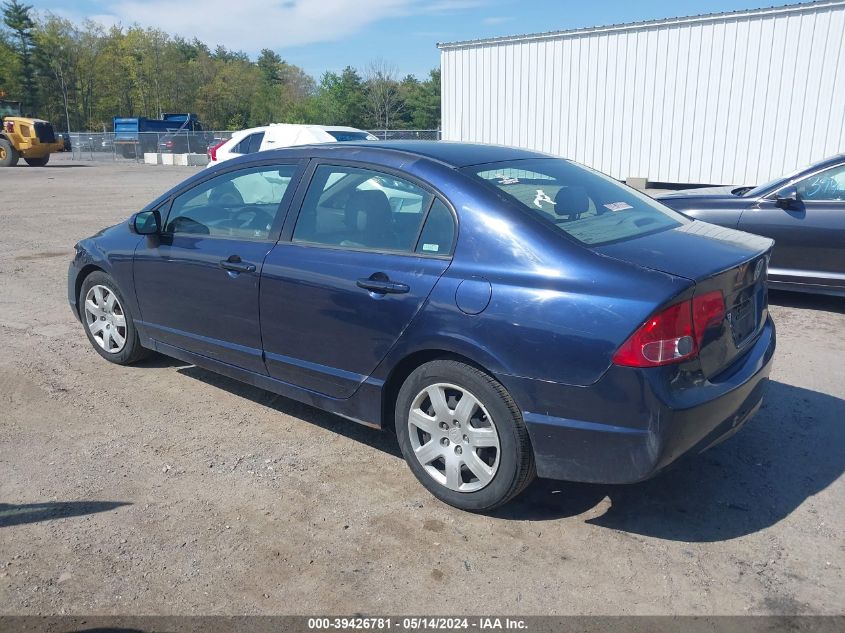 2008 Honda Civic Lx VIN: 2HGFA16548H523532 Lot: 39426781