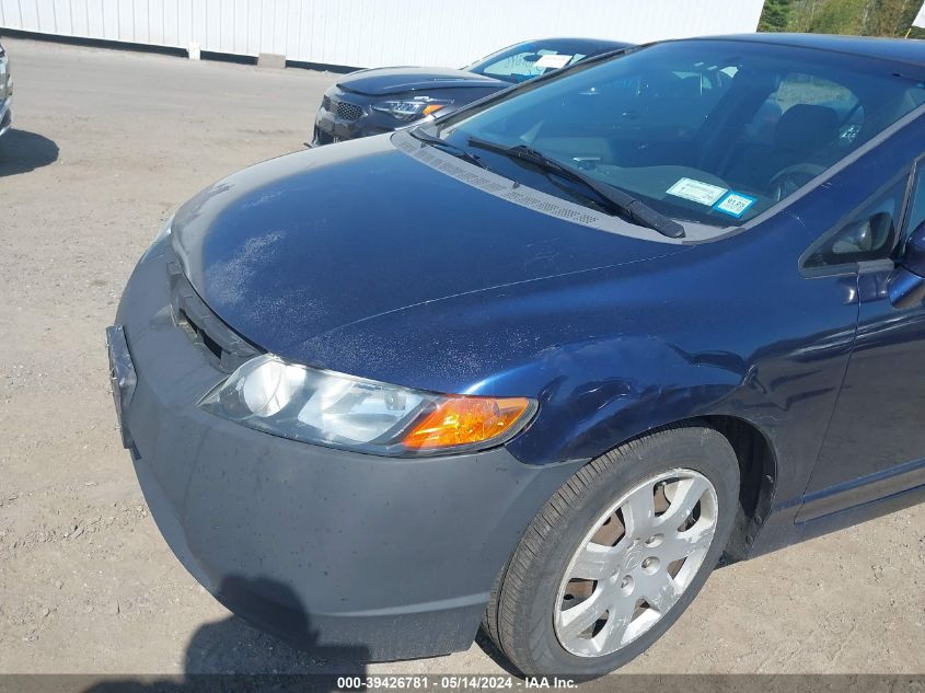 2008 Honda Civic Lx VIN: 2HGFA16548H523532 Lot: 39426781
