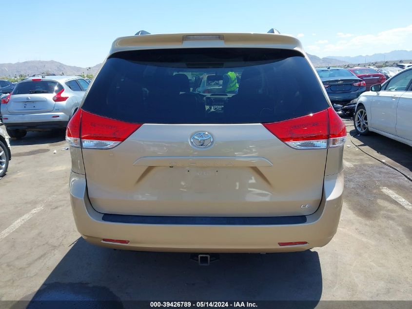 2011 Toyota Sienna Le V6 VIN: 5TDKK3DC3BS021790 Lot: 39426789