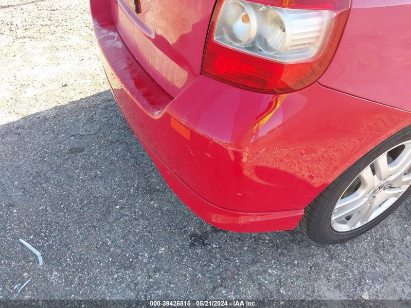 2008 Honda Fit Sport VIN: JHMGD386X8S059228 Lot: 39426815