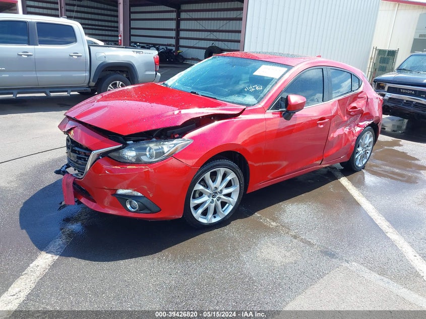 Vin: jm1bm1m37g1290393, lot: 39912045, mazda mazda3 s touring 20162