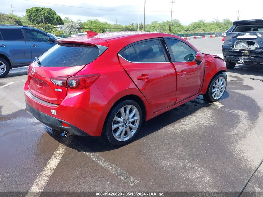 Vin: jm1bm1m37g1290393, lot: 39912045, mazda mazda3 s touring 20164