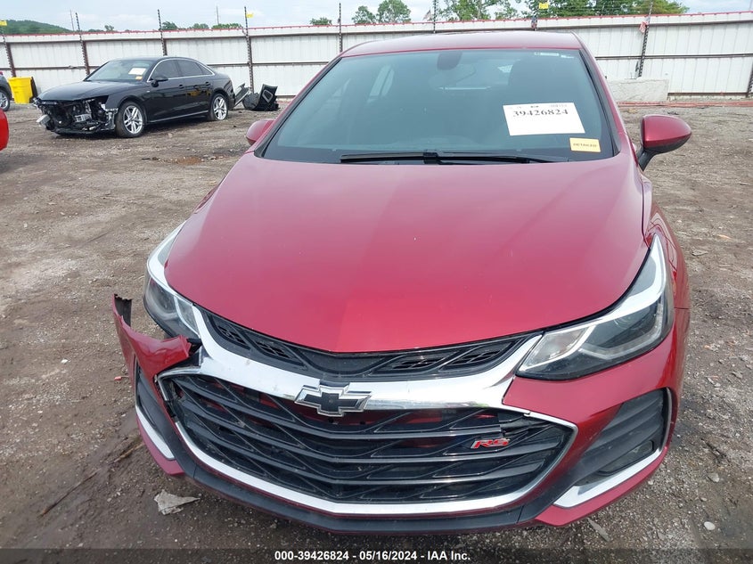 2019 CHEVROLET CRUZE LT - 3G1BE6SM1KS529992