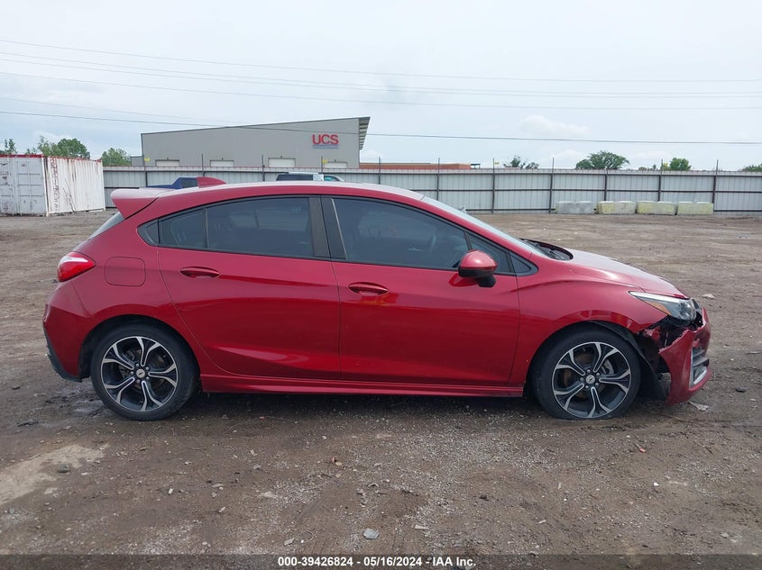 2019 CHEVROLET CRUZE LT - 3G1BE6SM1KS529992
