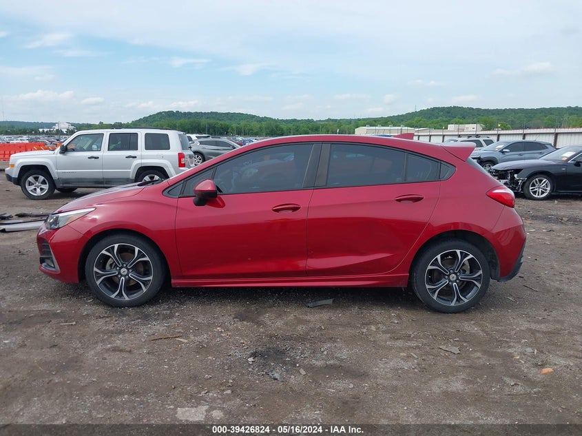 2019 CHEVROLET CRUZE LT - 3G1BE6SM1KS529992
