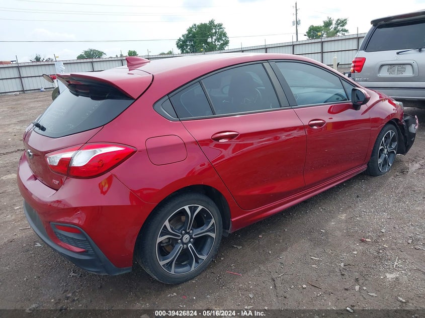 2019 CHEVROLET CRUZE LT - 3G1BE6SM1KS529992