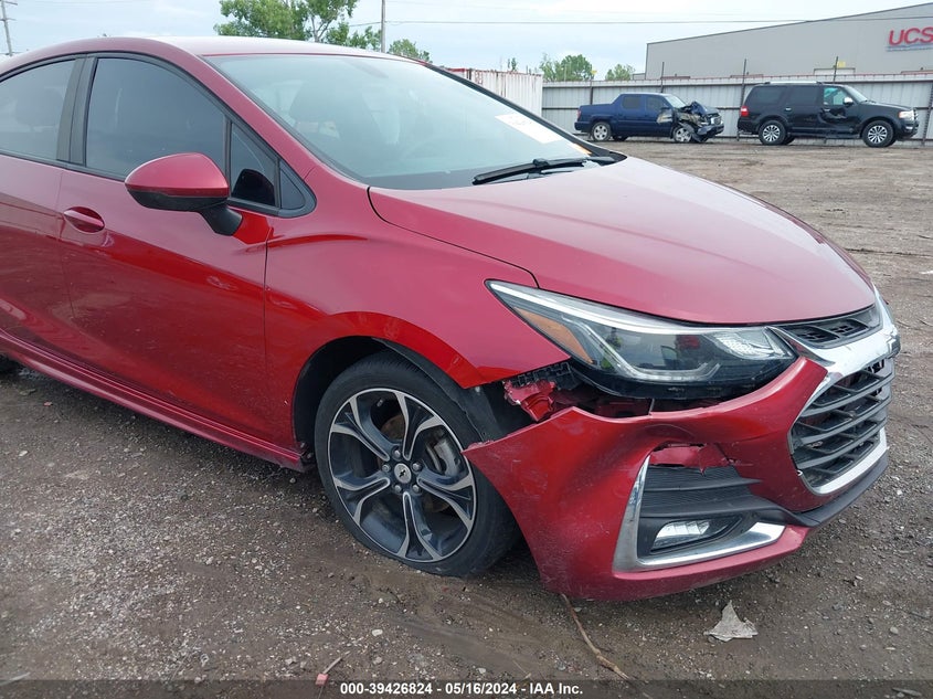 2019 CHEVROLET CRUZE LT - 3G1BE6SM1KS529992