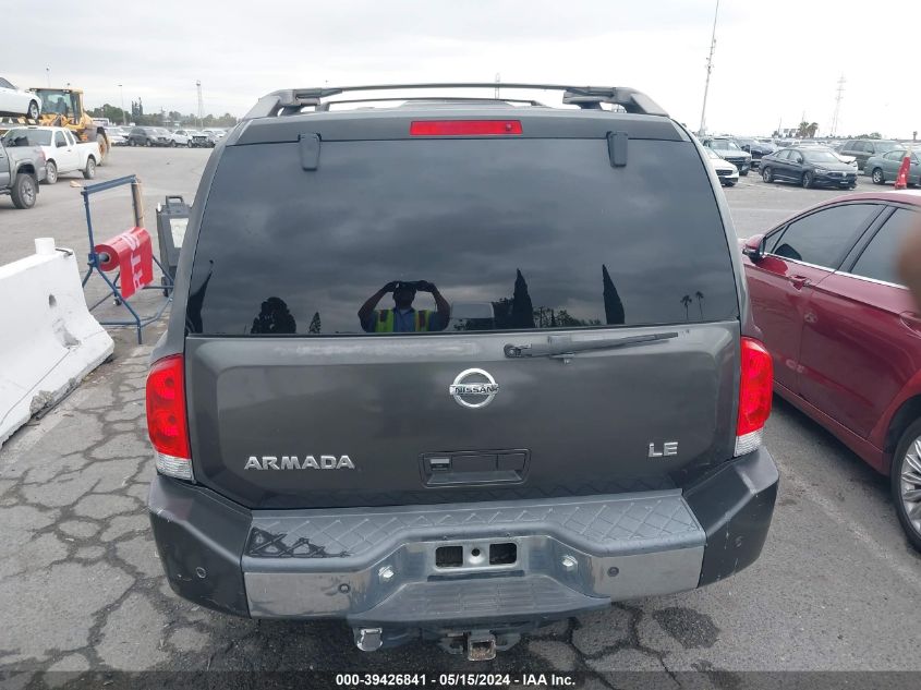 2005 Nissan Armada Le VIN: 5N1AA08A85N718836 Lot: 39426841