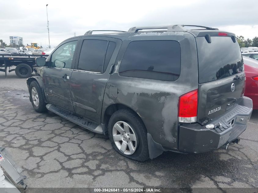 2005 Nissan Armada Le VIN: 5N1AA08A85N718836 Lot: 39426841