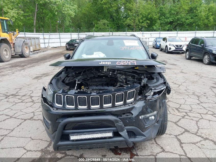 2018 Jeep Compass Latitude 4X4 VIN: 3C4NJDBB1JT345101 Lot: 39426849