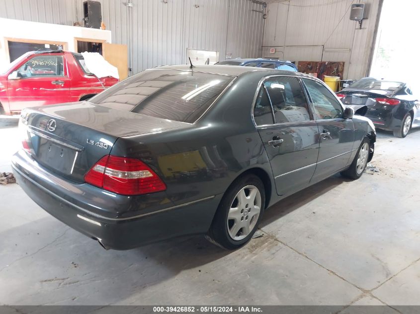 2004 Lexus Ls 430 VIN: JTHBN36F840164821 Lot: 39426852