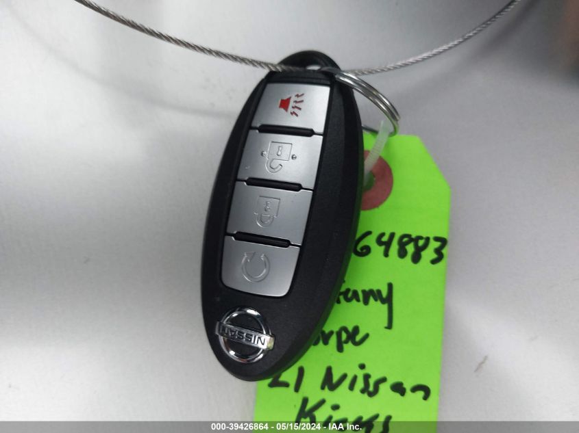 2021 Nissan Kicks Sr Xtronic Cvt VIN: 3N1CP5DV3ML527263 Lot: 39426864