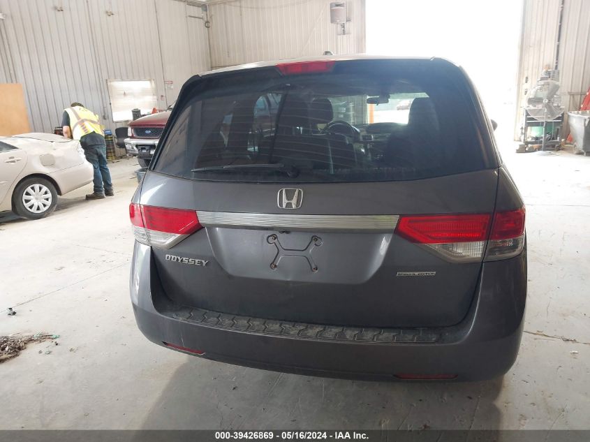 2016 Honda Odyssey Se VIN: 5FNRL5H36GB006679 Lot: 39426869